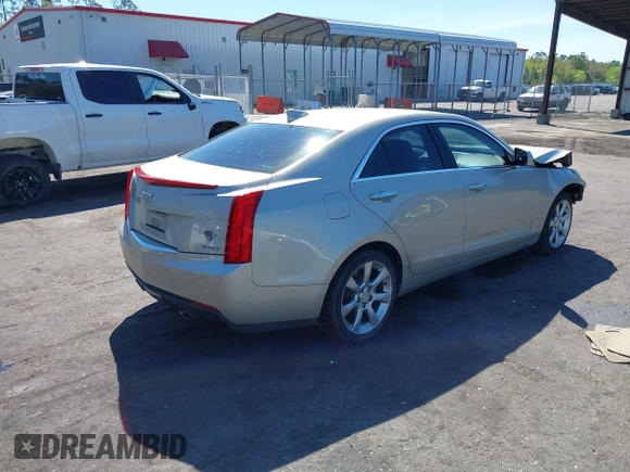 2015 Cadillac ATS Sedan Luxury RWD with VIN 1G6AB5RX4F0140981, listed as a IAAI auction lot 41889433 with 80,466 mi miles. Bid and sale history available at carsss.com. Image 4.