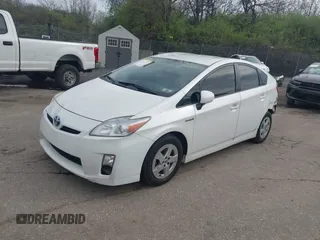 2011 Toyota Prius I with VIN JTDKN3DU3B0266401, listed as a IAAI auction lot 41951276 with 222,102 mi miles and . Bid and sale history available at DreamBid. Image 2.