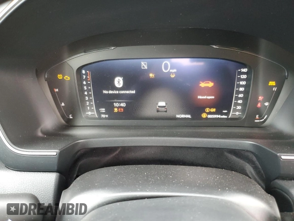 2025 Honda Pilot Black Edition with VIN 5FNYG1H92SB036901, listed as a Copart auction lot 75697454 with 5,994 mi miles and Salvage Title. Bid and sale history available at carsss.com. Image 9.