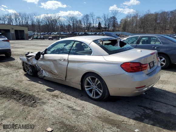 2016 BMW 4 Series 428i xDrive with VIN WBA3T1C57GP823122, listed as a Copart auction lot 50023725 with 0 mi miles and Salvage Title. Bid and sale history available at carsss.com. Image 2.