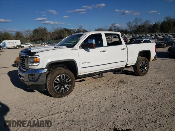 2017 GMC Sierra 2500HD SLT with VIN 1GT12TEY3HF249710, listed as a Copart auction lot 80008164 with 136,002 mi miles and Salvage Title. Bid and sale history available at carsss.com. Image 1.
