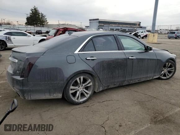2014 Cadillac CTS Vsport Premium RWD z VIN 1G6AV5S86E0159623, wystawiony jako Copart lot #46314915 z przebiegiem 143 321 mil mil oraz Szkody całkowita. Historia ofert i sprzedaży dostępna na DreamBid. Obrazek 3.
