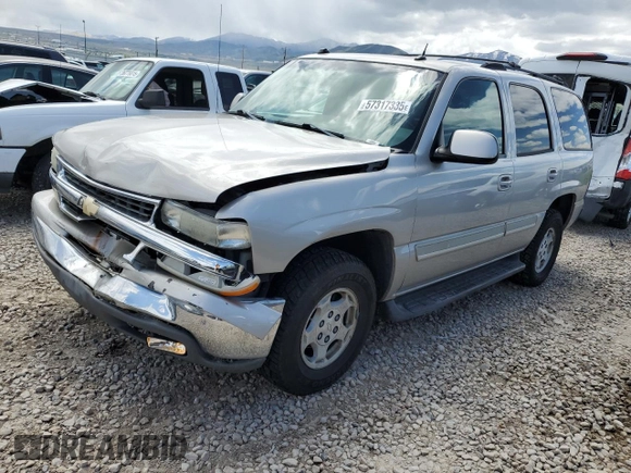2004 Chevrolet Tahoe LS z VIN 1GNEC13T34R228124, wystawiony jako Copart lot #57317335 z przebiegiem 198 495 mil mil oraz Szkoda całkowita • Salvage title. Historia ofert i sprzedaży dostępna na DreamBid. Obrazek 1.