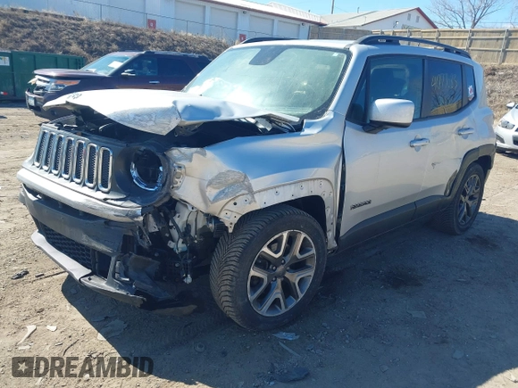 2017 Jeep Renegade Altitude with VIN ZACCJABBXHPF51072, listed as a IAAI auction lot 41877083 with 88,246 mi miles and . Bid and sale history available at DreamBid. Image 17.