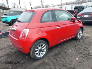 2016 FIAT 500 Easy with VIN 3C3CFFKR4GT136501, listed as a IAAI auction lot 41501375 with 49,160 mi miles. Bid and sale history available at carsss.com. Image 4.