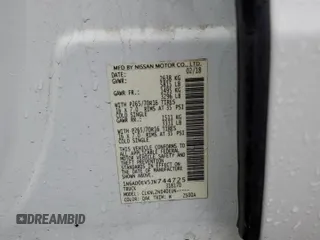 2018 Nissan Frontier SV with VIN 1N6AD0EV5JN744725, listed as a Copart auction lot 57601215 with 61,718 mi miles and Salvage title. Bid and sale history available at DreamBid. Image 12.