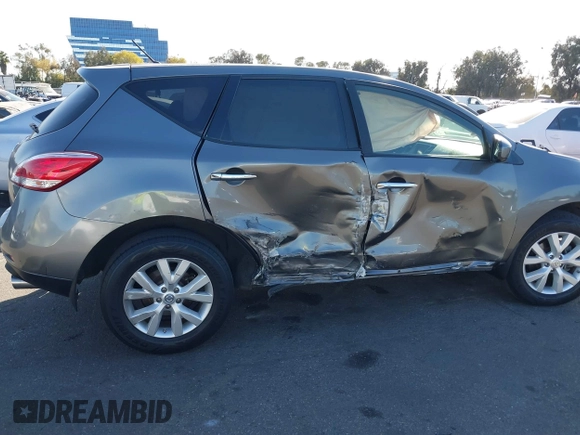 2014 Nissan Murano SV with VIN JN8AZ1MU2EW409168, listed as a IAAI auction lot 41402957 with 137,894 mi miles and . Bid and sale history available at DreamBid. Image 6.