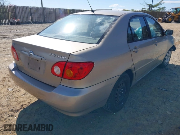 2004 Toyota Corolla CE with VIN 2T1BR38EX4C214778, listed as a IAAI auction lot 42045935 with 123,756 mi miles. Bid and sale history available at carsss.com. Image 4.