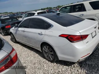 2018 Genesis G80 3.8L с VIN KMHGN4JE2JU256275, выставлен на аукционе Copart как лот 88252675 с пробегом 105 669 миль миль и Списание • Salvage title. История ставок и продаж доступна на DreamBid. Изображение 2.