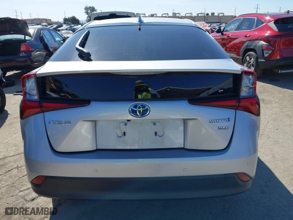 2019 Toyota Prius L Eco with VIN JTDKARFU5K3095256, listed as a IAAI auction lot 41594352 with 72,480 mi miles. Bid and sale history available at carsss.com. Image 17.
