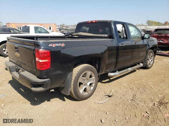 2017 Chevrolet Silverado 1500 Custom with VIN 1GCVKPEH1HZ158488, listed as a Copart auction lot 71665594 with 0 mi miles and Salvage Title. Bid and sale history available at carsss.com. Image 3.