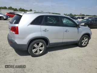 2013 Kia Sorento EX with VIN 5XYKUDA23DG411929, listed as a Copart auction lot 54327335 with 141,926 mi miles and Clean Title. Bid and sale history available at carsss.com. Image 3.
