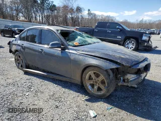 2015 BMW 3 Series 328i with VIN WBA3C1C52FP851862, listed as a Copart auction lot 46036745 with Not Provided miles and Salvage Title. Bid and sale history available at carsss.com. Image 4.