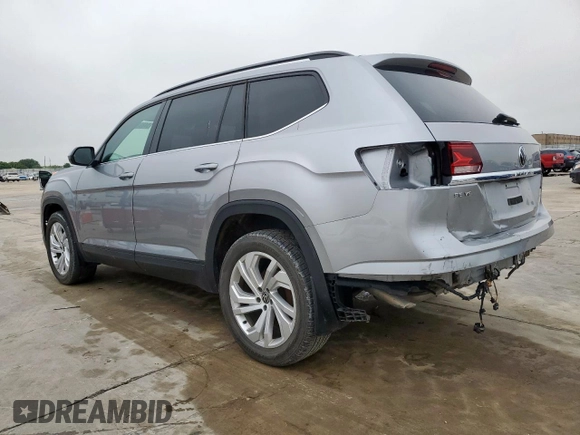 2021 Volkswagen Atlas SE with VIN 1V2JR2CA0MC506019, listed as a Copart auction lot 54863625 with 134,139 mi miles and Salvage title. Bid and sale history available at DreamBid. Image 2.