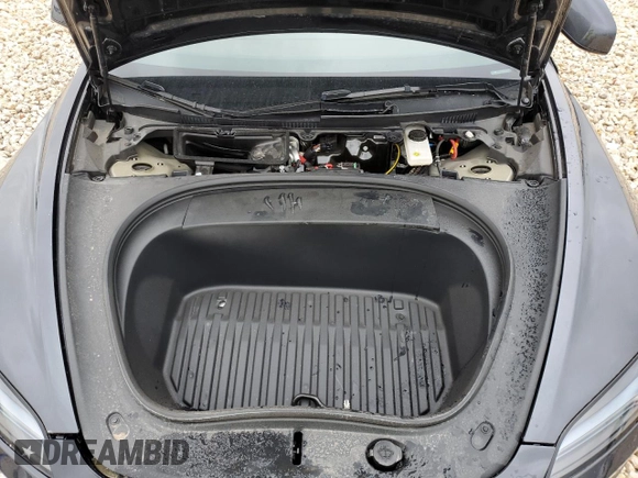 2024 Tesla Model 3 with VIN 5YJ3E1EA0RF739034, listed as a Copart auction lot 49830575 with 17,888 mi miles and Salvage Title. Bid and sale history available at DreamBid. Image 12.