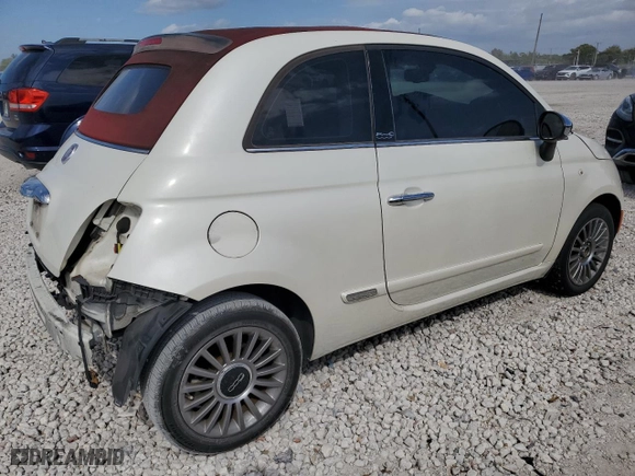 2012 FIAT 500 Gucci with VIN 3C3CFFER2CT213114, listed as a Copart auction lot 50726925 with 64,254 mi miles and Salvage Title. Bid and sale history available at carsss.com. Image 3.