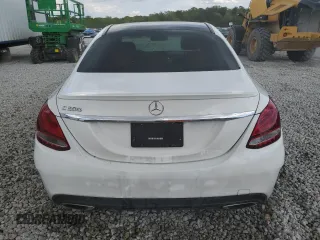 2017 Mercedes-Benz C C 300 with VIN 55SWF4JB9HU232141, listed as a Copart auction lot 52758905 with 86,645 mi miles and Salvage Title. Bid and sale history available at carsss.com. Image 6.