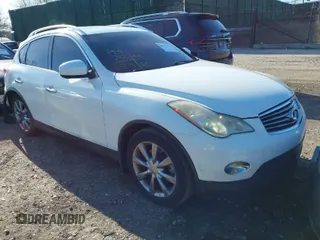 2010 Infiniti EX Journey with VIN JN1AJ0HR3AM751935, listed as a IAAI auction lot 41991597 with 144,742 mi miles. Bid and sale history available at carsss.com. Image 1.
