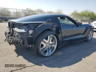 2019 Chevrolet Corvette Z06 3LZ with VIN 1G1YU2D66K5602899, listed as a Copart auction lot 70591644 with 0 mi miles and Salvage Title. Bid and sale history available at carsss.com. Image 3.