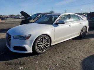 2017 Audi A6 Premium Plus with VIN WAUG8AFC0HN035647, listed as a Copart auction lot 89409655 with 61,061 mi miles and Salvage Title. Bid and sale history available at carsss.com. Image 1.
