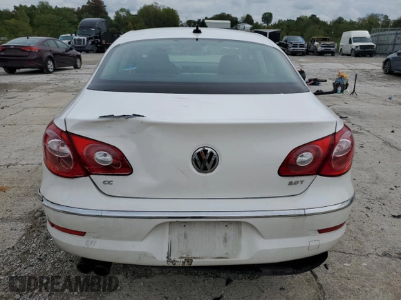 2011 Volkswagen CC Sport with VIN WVWMN7ANXBE731918, listed as a Copart auction lot 73148044 with 160,189 mi miles and Salvage Title. Bid and sale history available at carsss.com. Image 6.