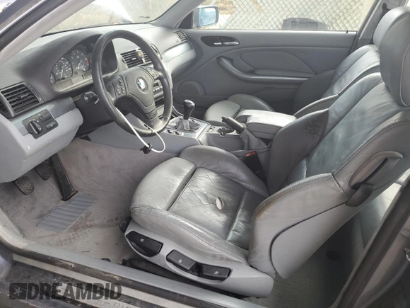 2000 BMW 3 Series 323Ci with VIN WBABM3345YJN62203, listed as a Copart auction lot 78399424 with 150,913 mi miles and Salvage Title. Bid and sale history available at DreamBid. Image 7.