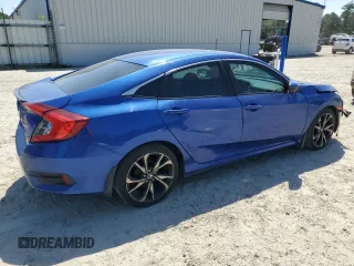 2019 Honda Civic Sport with VIN 2HGFC2F81KH539088, listed as a Copart auction lot 54385095 with 315,247 mi miles and Clean title. Bid and sale history available at DreamBid. Image 3.