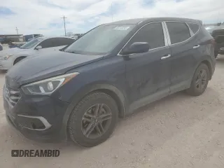 2017 Hyundai Santa Fe 2.4L with VIN 5XYZT3LB7HG489726, listed as a Copart auction lot 48418395 with 56,591 mi miles and Salvage title. Bid and sale history available at DreamBid. Image 1.