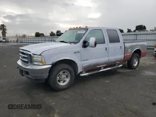 2003 Ford Super Duty F-250 XL with VIN 1FTNW20P03EC34109, listed as a Copart auction lot 81743914 with 202,513 mi miles and Salvage Title. Bid and sale history available at carsss.com. Image 1.