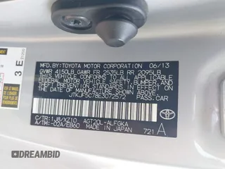 2014 Scion tC with VIN JTKJF5C78E3072572, listed as a IAAI auction lot 39680670 with 112,584 mi miles. Bid and sale history available at carsss.com. Image 9.