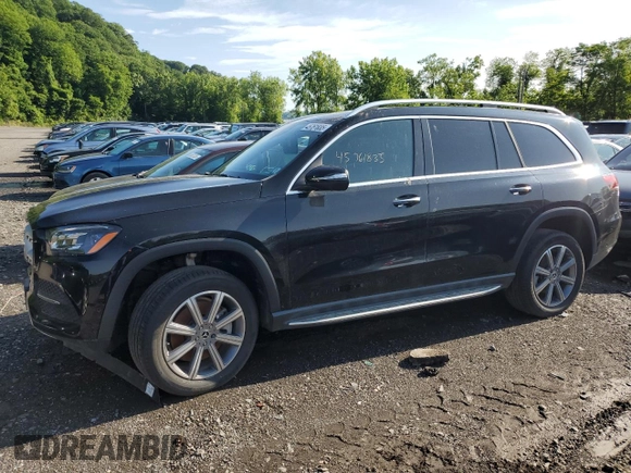 2022 Mercedes-Benz GLS 450 z VIN 4JGFF5KEXNA740375, wystawiony jako Copart lot #45761835 z przebiegiem 32 198 mil mil oraz Nie do naprawy • Non repairable. Historia ofert i sprzedaży dostępna na DreamBid. Obrazek 1.