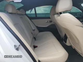 2021 BMW 3 Series 330i with VIN 3MW5R1J08M8B98075, listed as a Copart auction lot 54452025 with 51,191 mi miles and Salvage title. Bid and sale history available at DreamBid. Image 10.