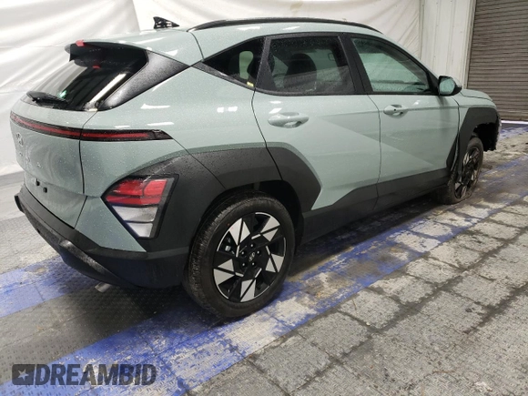 2025 Hyundai Kona SEL with VIN KM8HB3AB4SU239802, listed as a Copart auction lot 45204555 with 1,509 mi miles and Clean Title. Bid and sale history available at carsss.com. Image 3.