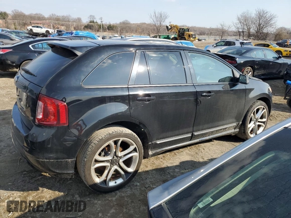 2012 Ford Edge Sport with VIN 2FMDK4AK6CBA02191, listed as a Copart auction lot 42159645 with 189,379 mi miles and Salvage Title. Bid and sale history available at carsss.com. Image 3.