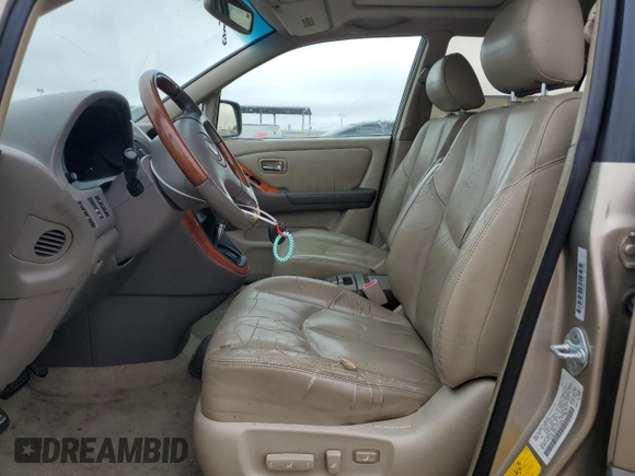 2001 Lexus RX 300 with VIN JTJGF10U110116229, listed as a Copart auction lot 55526465 with 172,679 mi miles and Clean Title. Bid and sale history available at carsss.com. Image 7.