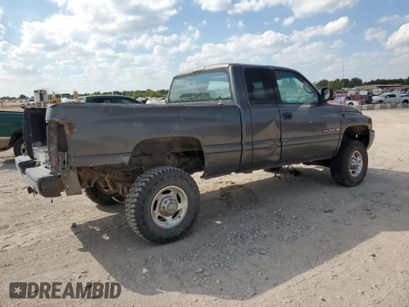 2002 Dodge Ram 2500 with VIN 3B7KF23ZX2M203894, listed as a Copart auction lot 71208884 with 0 mi miles and Salvage Title. Bid and sale history available at carsss.com. Image 3.