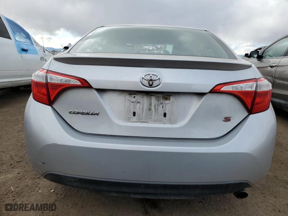 2016 Toyota Corolla L with VIN 5YFBURHE9GP564215, listed as a Copart auction lot 49732155 with 116,729 mi miles and Salvage Title. Bid and sale history available at carsss.com. Image 6.
