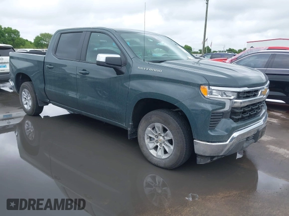 2025 Chevrolet Silverado 1500 LT with VIN 3GCPACED0SG202408, listed as a IAAI auction lot 41910217 with 5,070 mi miles and . Bid and sale history available at DreamBid. Image 1.