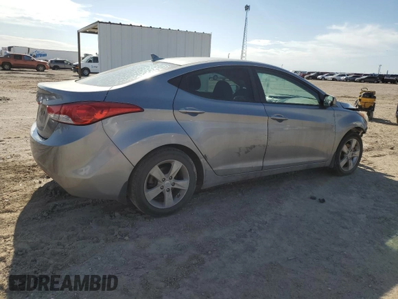 2013 Hyundai Elantra GLS with VIN KMHDH4AE8DU964979, listed as a Copart auction lot 53280055 with 175,977 mi miles and Salvage title. Bid and sale history available at DreamBid. Image 3.