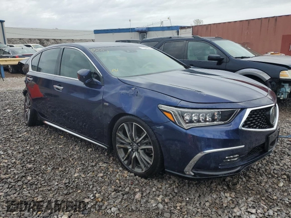 2018 Acura RLX Hybrid Sport z VIN JH4KC2F99JC000045, wystawiony jako Copart lot #77672974 z przebiegiem 53 169 mil mil oraz Szkoda całkowita • Salvage title. Historia ofert i sprzedaży dostępna na DreamBid. Obrazek 4.