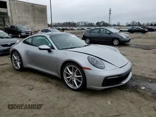 2022 Porsche 911 Carrera with VIN WP0AA2A98NS205474, listed as a Copart auction lot 40023494 with 9,889 mi miles. Bid and sale history available at carsss.com. Image 10.