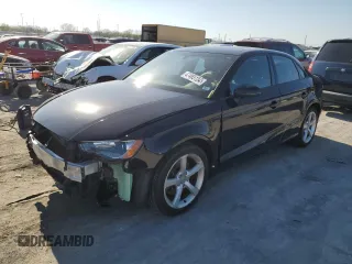 2016 Audi A3 1.8T Premium with VIN WAUA7GFF7G1037875, listed as a Copart auction lot 47465134 with 94,275 mi miles and Salvage Title. Bid and sale history available at carsss.com. Image 1.