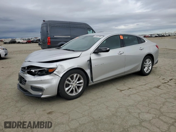 2018 Chevrolet Malibu LT with VIN 1G1ZD5ST0JF251026, listed as a Copart auction lot 45497585 with 111,499 mi miles and Salvage Title. Bid and sale history available at DreamBid. Image 1.