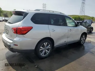 2018 Nissan Pathfinder Platinum with VIN 5N1DR2MM5JC665603, listed as a Copart auction lot 58505055 with 157,836 mi miles and Salvage title. Bid and sale history available at DreamBid. Image 3.