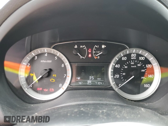 2015 Nissan Sentra S with VIN 3N1AB7AP1FY301302, listed as a Copart auction lot 53671685 with 71,041 mi miles and Salvage Title. Bid and sale history available at carsss.com. Image 9.