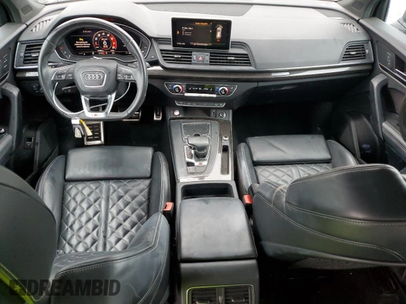 2019 Audi SQ5 Premium Plus with VIN WA1B4AFY8K2022409, listed as a Copart auction lot 76301484 with 64,893 mi miles and Salvage Title. Bid and sale history available at DreamBid. Image 8.