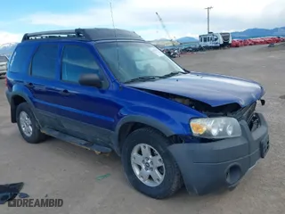2005 Ford Escape XLT with VIN 1FMYU93155KB49222, listed as a IAAI auction lot 42055463 with 208,866 mi miles. Bid and sale history available at carsss.com. Image 1.
