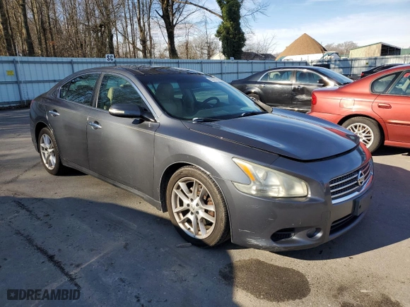 2009 Nissan Maxima 3.5 S with VIN 1N4AA51E79C833191, listed as a Copart auction lot 85672854 with 128,605 mi miles and Salvage Title. Bid and sale history available at carsss.com. Image 4.