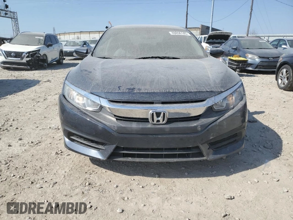 2017 Honda Civic Sedan LX with VIN 19XFC2F59HE000663, listed as a Copart auction lot 48856145 with 0 mi miles and Salvage Title. Bid and sale history available at carsss.com. Image 5.