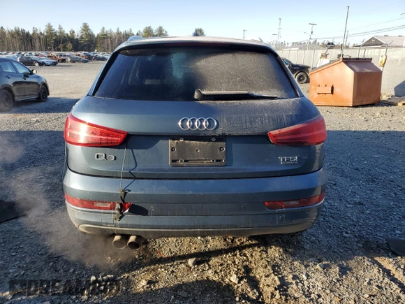 2016 Audi Q3 with VIN WA1JFCFS1GR018195, listed as a Copart auction lot 48454905 with 166,757 mi miles and Salvage title. Bid and sale history available at DreamBid. Image 6.